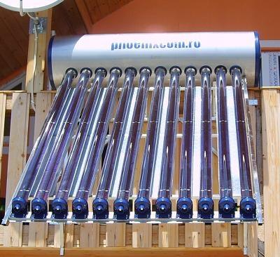 PANOU SOLAR CU 12 TUBURI SUPERCONDUCTOARE (SCHMV) SI REZERVOR PRESURIZAT